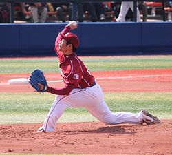 20120320 Daisuke Kato,pitcher of the Tohoku Rakuten Golden Eagles,at Yokohama Stadium.JPG