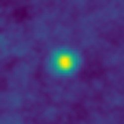 Imagen en falso color de 2012 HZ84 tomada por New Horizons en diciembre de 2017