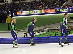 2015 Single Distance Speed ​​Skating Championships, Verfolgung des Herrenteams (9) .jpg