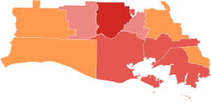2016 LA-03 runoff election results.svg