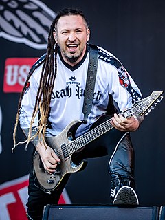 Bathory performing with Five Finger Death Punch in 2017