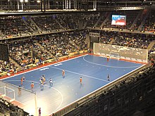Quarterfinal: Netherlands vs. Czech Republic 2018 Indoor Hockey World Cup Berlin 01.jpg