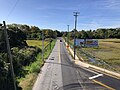 File:2021-09-21 10 08 50 View south along County Route 585 (Shore Road) from the overpass for the rail line between County Route 630 (Ohio Avenue) and U.S. Route 30 (Absecon Boulevard-White Horse Pike) in Absecon, Atlantic County, New Jersey.jpg