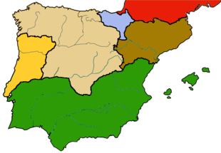 Setge d'Oriola (1145) està situat en Península Ibèrica 1150