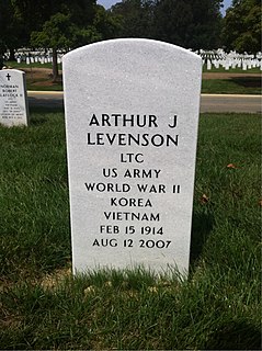 <span class="mw-page-title-main">Arthur Levenson</span> American cryptographer (1914–2007)