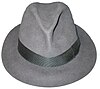 A fedora hat, made by Borsalino.jpg