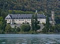 Abbaye d'Hautecombe vue du lac (été 2018) 2.JPG