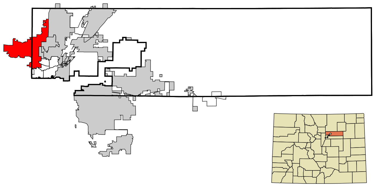 Image result for westminster colorado map