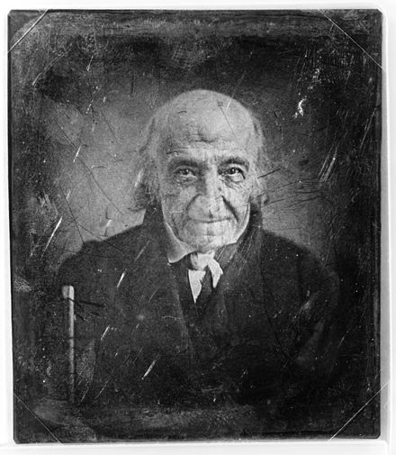 Daguerreotype of Albert Gallatin, only photograph taken of him. c. 1844–1849
