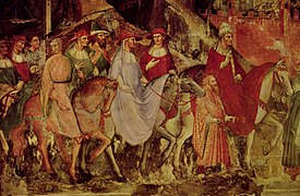 Papa Alexander III ve İmparator Frederick Barbarossa'nın Roma'ya Girişi, 1407
