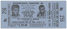 Muhammad Ali contre Sonny Liston
