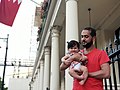 Ali Mushaima outside the Bahraini Embassy.jpg