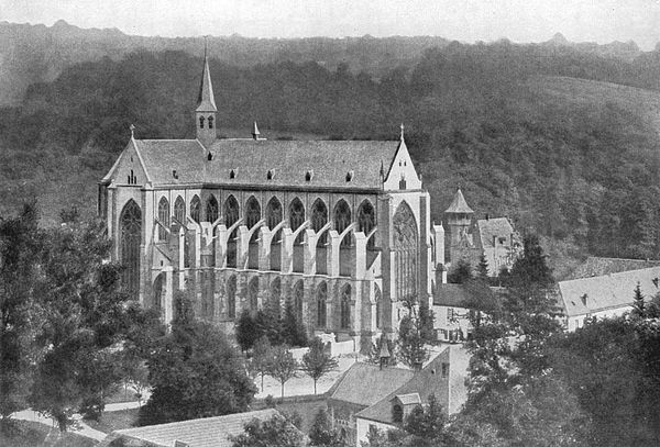 Altenberger Dom, c. 1925, where Stockhausen had his first music lessons