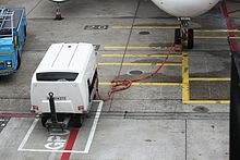 Ground power unit that needs towing. Amsterdam Airport Schiphol PD 2011 04.JPG