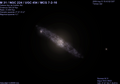 Andròmeda vista des de NGC 6822.