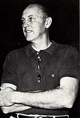 Coach Arad McCutchan won five national championships in his tenure. Arad McCutchan.jpg