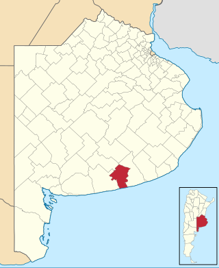 <span class="mw-page-title-main">San Cayetano Partido</span> Department in Buenos Aires Province, Argentina