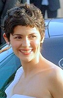 Audrey Tautou with a longer pixie cut, 2006