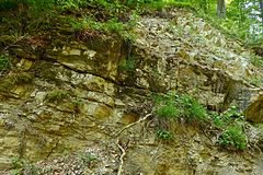 Outcrops on the Samkeweg