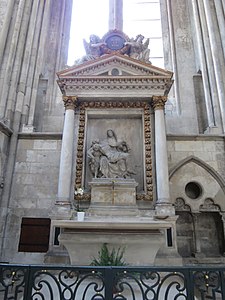 Foto van het altaar en altaarstuk, 1644