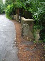 Inscribed with 'BB 39' (Bexhill Borough).At the time of the incorporation of Bexhill Borough in 1902, the boundary was marked out by 63 large stones placed along the perimeter from Normans Bay on the west, through Lunsford Cross on the north of the town and Glyne Gap on the east, also the Hastings county borough boundary.