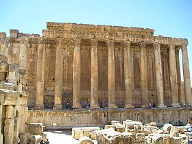 Le temple de Bacchus.
