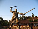 Baji Prabhu Deshpande Statue in Panhala Fort.jpg