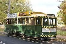 A tourist tram on Wendouree Parade Ballarat Tram.jpg
