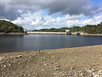 La presa en 2017.