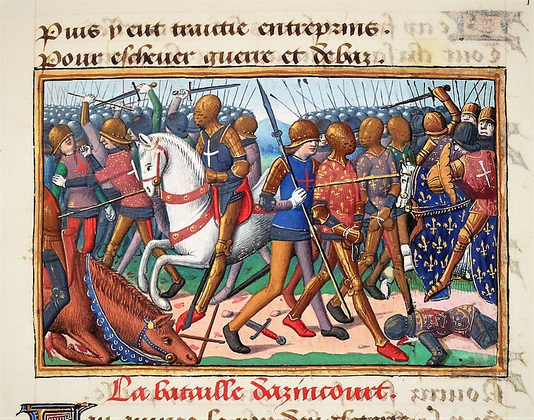 File:Battle of Agincourt, from 'Vigils of Charles VII'.jpg