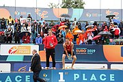 Deutsch: Beachhandball Europameisterschaften 2019 (Beach handball Euro); Tag 6: 7. Juli 2019 – Siegerehrungen English: Beach handball Euro; Day 6: 7 July 2019 – Medal ceremony