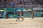 Deutsch: Beachvolleyball bei den Olympischen Jugendspielen 2018; Tag 11, 17. Oktober 2018; Jungen, Spiel um Platz 3 – Argentinien-Ungarn 2:0 (21–15/21–15) English: Beach volleyball at the 2018 Summer Youth Olympics at 17 October 2018 – Bronze Medal Match – Argentina-Hungary 2:0 (21–15/21–15)