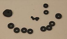 Cannel coal beads Beads of Cannel coal.JPG