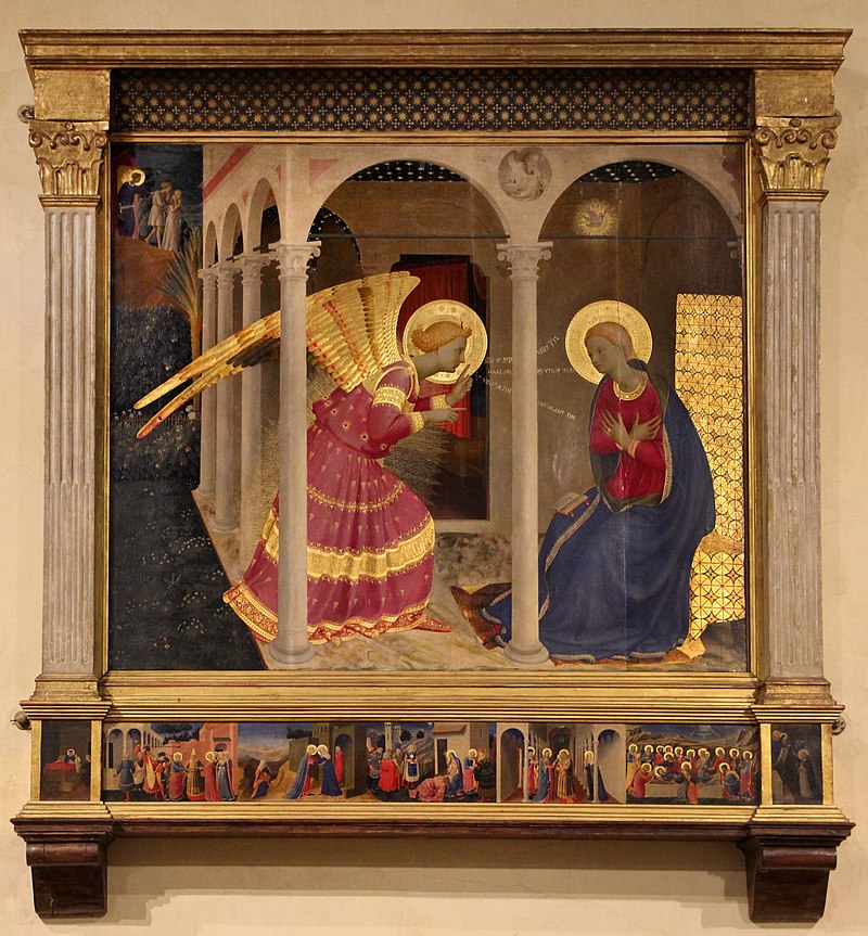 Image 2 - Annonciation de Cortone - Fra Angelico.