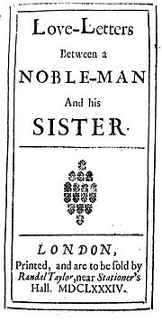Thumbnail for Love-Letters Between a Nobleman and His Sister