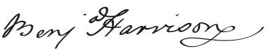 File:Benjamin Harrison V Signature.svg