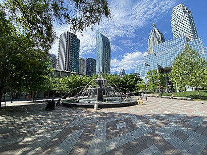 How to get to Berczy Park with public transit - About the place