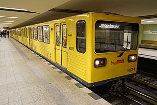 BVG Class G German U-Bahn train type operated in Berlin