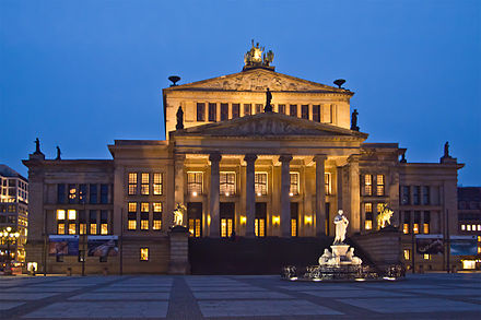 Concert hall on the Gendarmenmarkt square