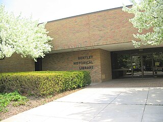 Bentley Historical Library library of the University of Michigan Library