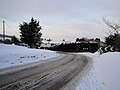 Newport Road, Bierley, Isle of Wight seen three days after heavy snowfall on the island on 5 January 2010.