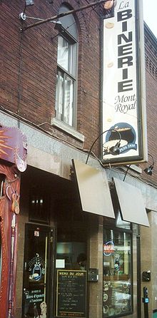 La Binerie Mont-Royal at its original location Binerie Mont-Royal.jpg