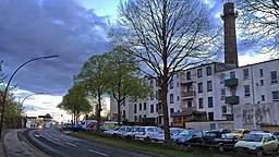 Blick in Richtung Husumer Str. von Munketoft. ( Munketoft aus dem dänischen und bedeutet in etwa Mönch- Areal bzw. Kloster ) - panoramio