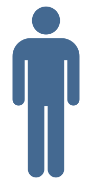 Miniatuur voor Bestand:Blue person pictogram.svg