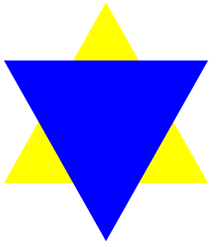 Blue triangle jew.svg