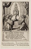 Иллюстрация «Амстердамского чуда 1345 года: ангелы показывают дароносицу, содержащую чудесное воинство. 1639
