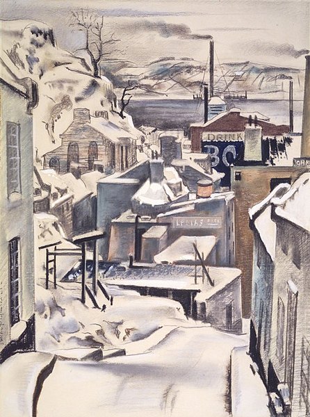 File:Brooklyn Museum - Street in Quebec - Preston Dickinson.jpg