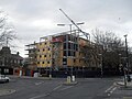 New Student accomodation at junction on Myrtle Steet Cathrine Street in Liverpool.