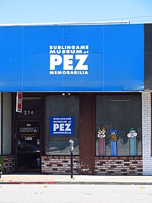 Burlingame Museum of Pez Memorabilia, Exterior view 2.jpg