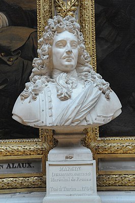 Ferdinand de Marsin.  Taistelu galleria.  Versailles